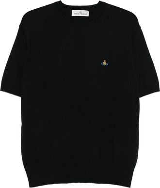 Vivienne Westwood Short-Sleeved Sweatshirt in Organic Cotton-Cashmere Blend