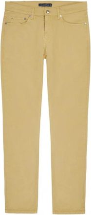Harmont & Blaine Comfortabele katoenen gabardine 5-pocket broek - Heren - Chinos - Beige - 3XL - Katoen - Broeken