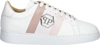 Philipp Plein Lo-Top Hexagon - Dames - Sneakers - Wit - 38 EU - Leer - Schoenen