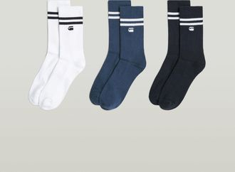 G-Star Stripe Sokken 3 Paar - Meerkleurig - Heren