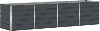 vidaXL Jardinera Antracita 320 X 80 X 75 Cm Acero Vidaxl