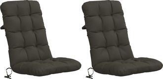 vidaXL Cojines Para Sillas De Respaldo Alto En 2 Piezas Vianen 2 Pcs Vidaxl