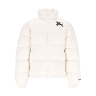 Burberry Highlands Puffer Jacket - - Jackets - Uomo - Bianco - L