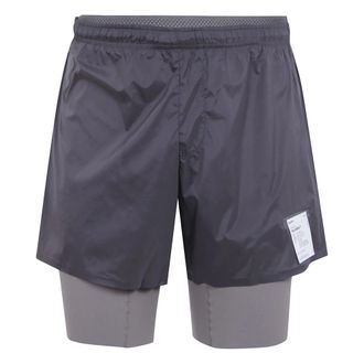 SATISFY Pantalones cortos Tech Silk 8 - Shorts - Hombre - Gris - M