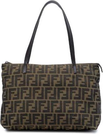 Fendi Pre-owned Tote Bags, female, Brown, Size: ONE SIZE Pre-owned Tote Bag