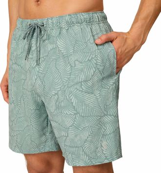 Free Country Mens Paradise Palm Swim Short