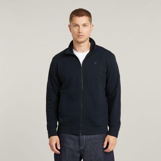G-Star Mens G-Star RAW Nifous Zip Thru Sweater - Navy Cotton - Size X-Small