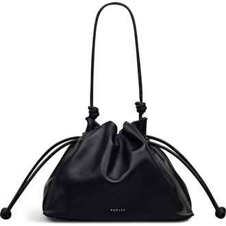 Radley London The Roxburgh Medium Drawstring Crossbody Bag in Black at Nordstrom