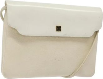 Givenchy Pre-owned borse di pelle a tracolla - - Pre-owned - Donna - Bianco - ONE SIZE