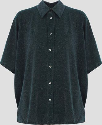 Momoni Chemise Brooklyn Petrolio