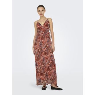 Only Lange jurk met schouderbandjes