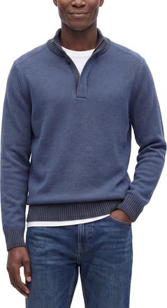 Raffi Vanise 1/4-Zip Wool & Cashmere-Blend Mock Neck Sweater