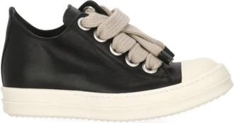 Rick Owens Jumbolace Sneaker - Dames - Sneakers - Zwart - 38 EU - Leer - Schoenen