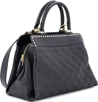 Louis Vuitton Vosges Handbag Whipstitch Monogram Empreinte Leather MM satchel - Zwart