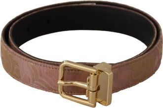 Dolce & Gabbana Belts - Dames - Riemen - Roze - ONE Size - Leer - Accessoires