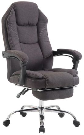 Clp Silla de oficina giratoria regulable en Tela Gris oscuro