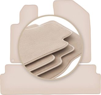 OEM Alfombrillas Beige Premium Para Peugeot 508 I Berlina, Familiar, Sw, Rxh 2010-2018