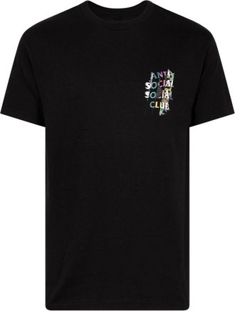 ANTI SOCIAL SOCIAL CLUB Dissociative Black T-shirt - men - Cotton - S