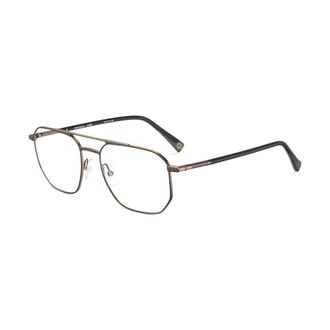 Etnia Barcelona Kingman Geometric Metal Frame Eyeglasses with Double Bridge