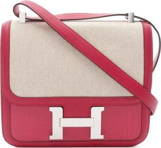 Herm&egrave;s Borsa a spalla Constance 2021 - Rosa