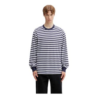 by Parra 1992 Long Sleeve Tee - Heren - Tops - Blauw - Maat: S Katoen