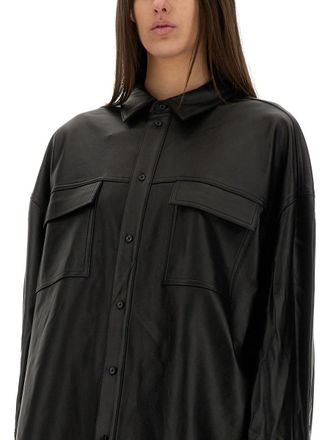 Michael Michael Kors Lamb Leather Jacket - Black
