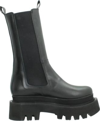 Yellow Elastische Chelsea-laarzen - Dames - Chelseaboots - Zwart - 39 EU - Schoenen