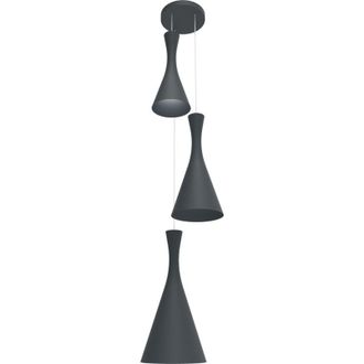 Lumicom Jaqueline lámpara de techo composición mate 3XE27