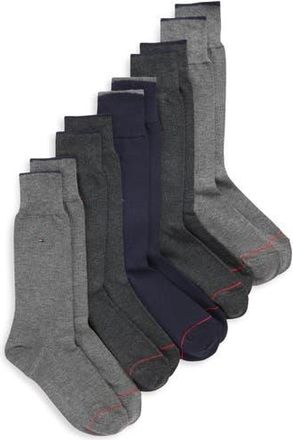Tommy Hilfiger 5-Pack Assorted Dress Socks in Black/grey at Nordstrom Rack