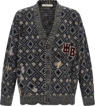 Wales Bonner Cardigan Sibling - Grigio