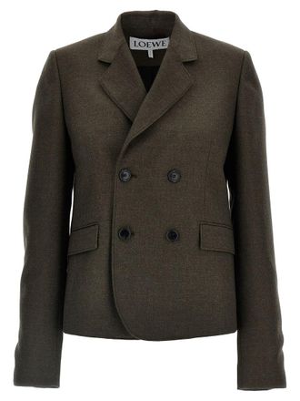 Loewe Mélange Twill Blazer