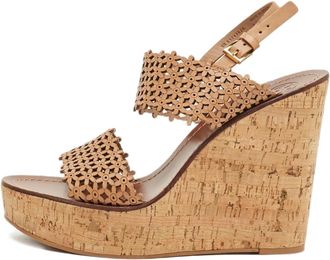 Tory Burch Sandali Daisy con zeppa - Toni neutri