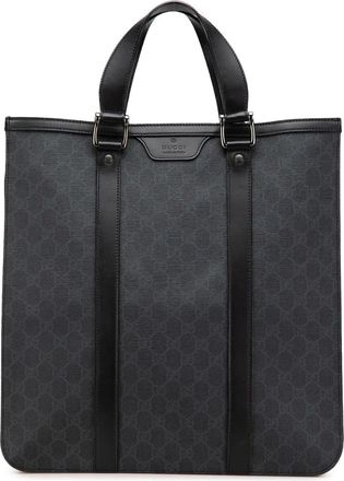 Gucci Borsa tote in tessuto GG Supreme 2000-2015 - Nero