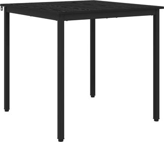 vidaXL Mesas De Comedor 80 X 80 X 75 Cm Madera De Ingenier&iacute;a Cuadrado Vidaxl