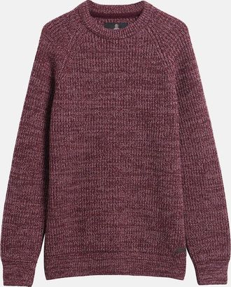 Barbour HORSEFORD CREW NECKJUMPER Size: XXL, colour: MAUVE