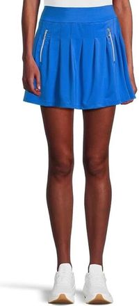 Jamie Sadock Cooltrex 16 Pleated Golf Skort Womens Blue Stretch RED1070