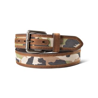 Ariat Mens Work Camo Suede Inlay Belt, Size 32, by Ariat