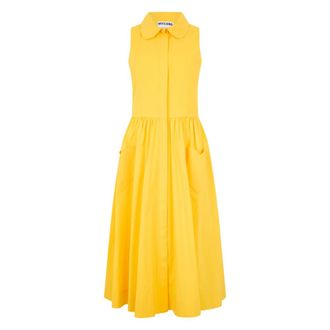 Moschino Shirt Dresses, female, Yellow, Size: M Shirt Dress