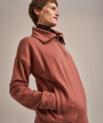 BAM Horizon Longline Quarter Zip Sweat - X-Small