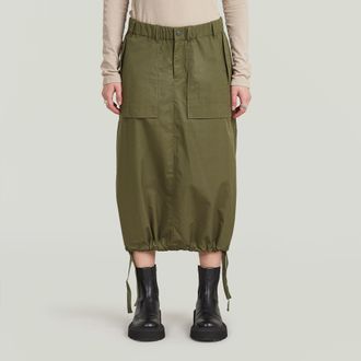 G-Star Midi Parachute Rok - Groen - Dames
