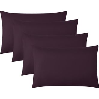 Southshore Fine Linens 4 Piece Pillow Case Set in Purple at Nordstrom Rack, Size Standard