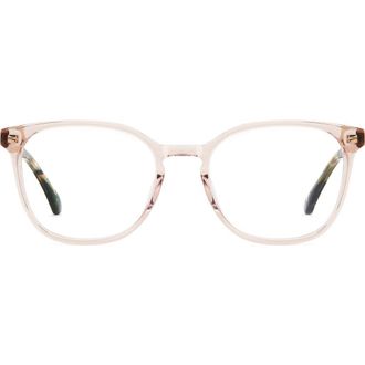 Kate Spade New York hermione 52mm square optical glasses in Pink at Nordstrom