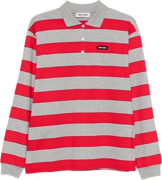 Miu Miu Maglione a righe - Rosso