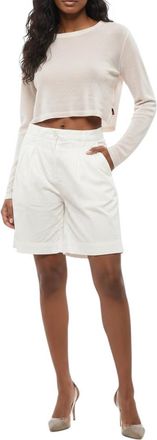 Woolrich White Solid Shorts