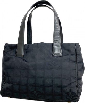 Chanel Black Nylon Tote Bag (Pre-Owned)