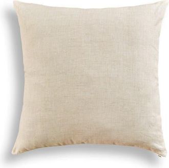 Solino Home Linen Pillow Cover 20 x 20 Inch for Dining Table, Holiday and Everyday Table Decor - Montauk in Light Natural at Nordstrom, Size Large