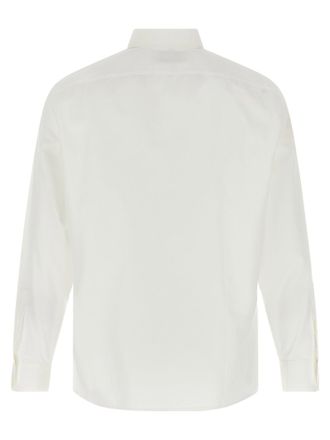 Saint Laurent Cotton Poplin Shirt - Cream