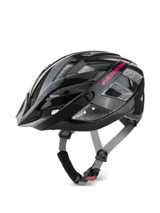 Alpina accent-detail cycling helmet - men - Plastic - 59 - Black