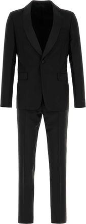 Prada Black Wool Blend Suit