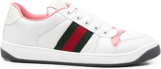 Gucci Schoenen, Dames, Wit, 41 EU, Screener Sneakers